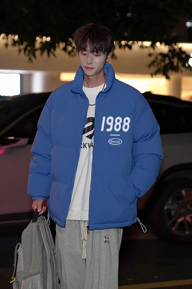 冬季新款港风潮流印花潮牌加厚保暖棉服JK23548特批65控108,男装棉衣,星座605(原A050)