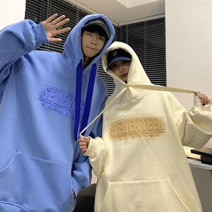 情侣装秋装 钢印情侣卫衣连帽卫衣外套宽松上衣G1021 P78 男,女装短外套,电商A339