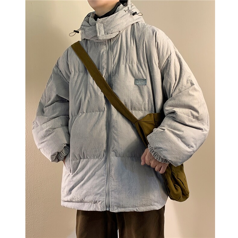 学院风冬装新款连帽加厚棉服外套潮大码学生棉袄外套D230-P138,男装棉衣,电商A335-1（原A458）