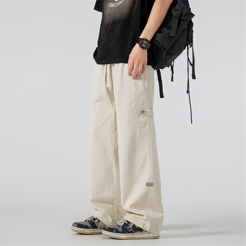 美式高街潮牌休闲长裤潮流宽松工装裤A161-K601-P47,男装休闲裤,电商A161