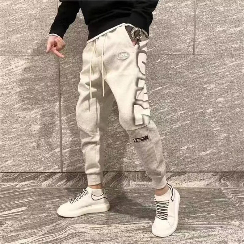 暗黑机能者风工装裤男秋冬加绒休闲裤子ins潮裤加超大码胖子显瘦,男装工装外套,星座1210-1