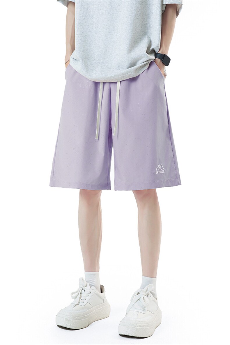美式高阶夏季百搭舒适烫金慵懒短裤情侣五分裤K5108特批18,男装牛仔裤,电商A247