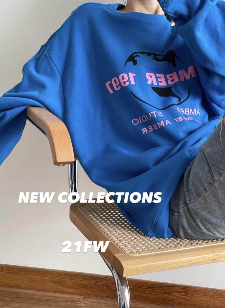 秋装新款地球amber卫衣，女装卫衣/绒衫，AMBER ZHANG