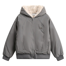 座山雕潮美式复古棉服外套冬季夹棉加绒水洗厚毛领连帽短款棉衣，男装棉衣，星座505-2（原电商A260-1)