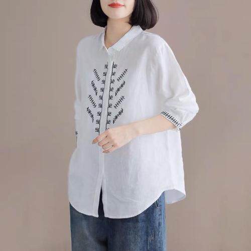 麻料大量上货中，女装，戈依绣