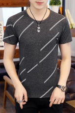 夏装男士短袖T恤冰丝2021新款潮流帅气男半袖夏季上衣服ST006-P25，男装T恤，星座509