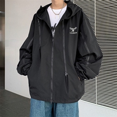 冲锋衣男士外套秋季新款机能风工装夹克潮牌美式高街JK0268-P58，男装夹克，星座308B-1