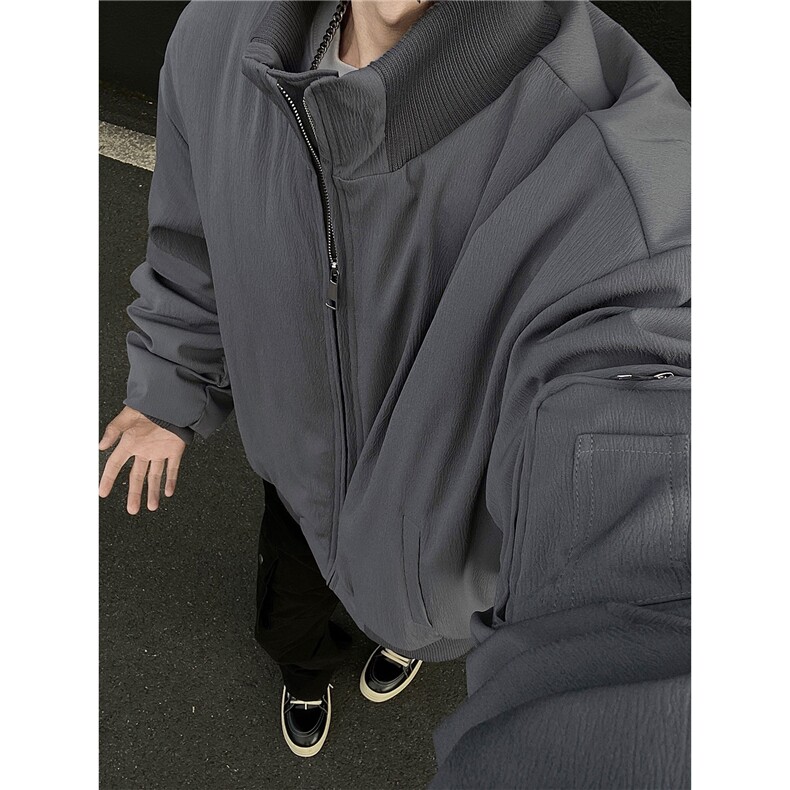 特批-冬季棉衣clean fit外套男装宽松冬装棉服S373-P105图片