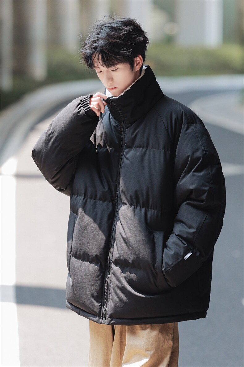 三防料抖音品质现货10W件宽松加绒加厚棉衣外套棉服BM111特P78,男装棉衣,电商A486