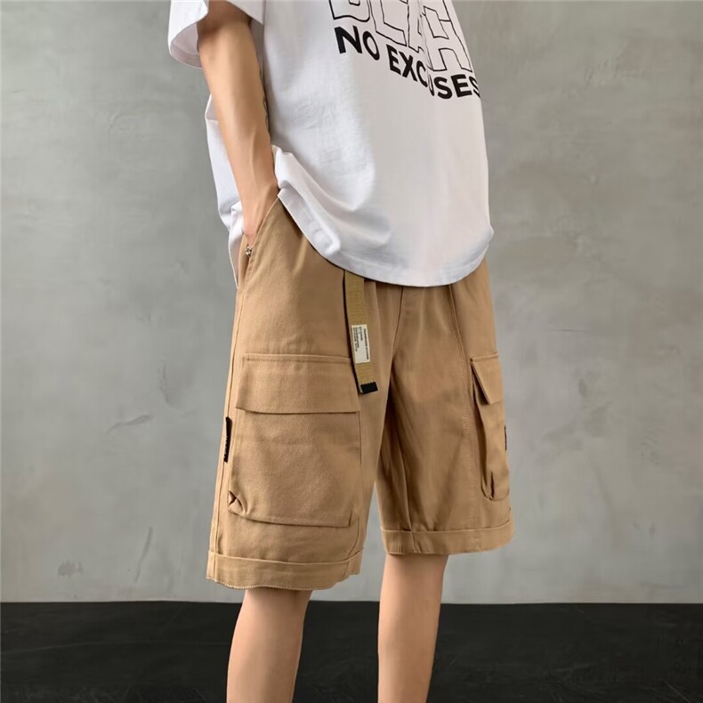 夏季纯棉高品质短裤送腰带休闲口袋短裤DK923p38,男装牛仔裤,星座1013