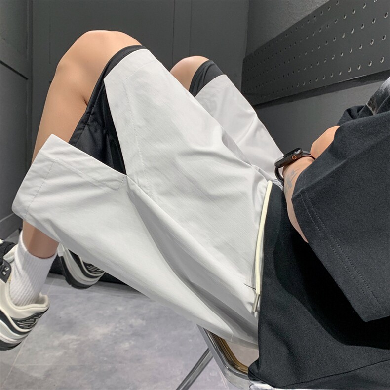 现货夏季工装短裤男ins潮牌休闲百搭潮流痞帅五分裤D02517-P43,男装休闲裤,星座308B-2