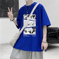 HT73176-P22华夫格t恤男短袖男大码五分袖大皂风，男装T恤，电商A040