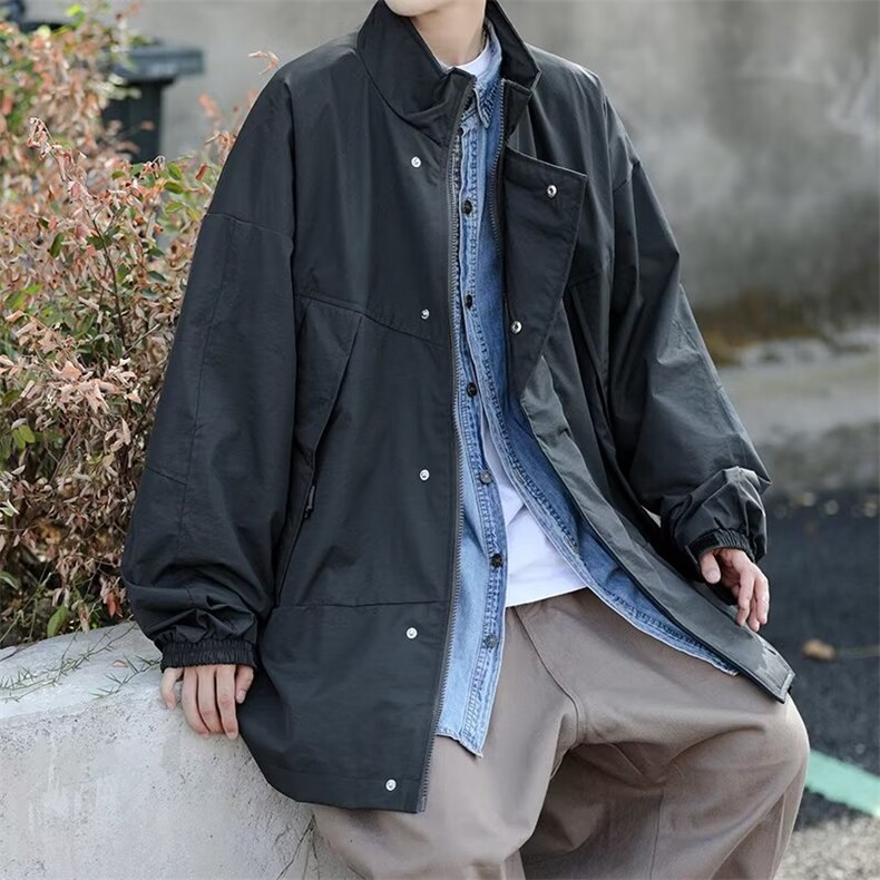 日系cityboy翻领机能工装冲锋衣夹克Y98P58,男装夹克,星座1116-2