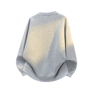 HW2530-特P45控78面布54.2棉45.8聚酯polo3D领情侣卫衣宽松外套男图片