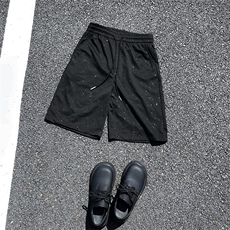 高品质夏款男短裤满天星宽松休闲五分裤D39P33，男装牛仔裤，星座1013-1