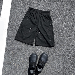 高品质夏款男短裤满天星宽松休闲五分裤D39 P33图片