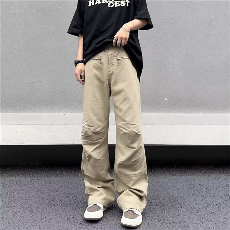 工装裤男休闲运动百搭多口袋弹力宽松裤GK216-P48,男装休闲裤,星座1109-3