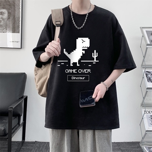 麂皮绒短袖t恤男大码半袖男 大皂风 JD82315-P25图片