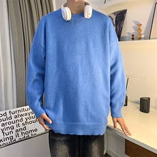 【现货特价】基础简约圆领毛衣日系休闲打底针织衫P39Y308，男装T恤，星座1112-1