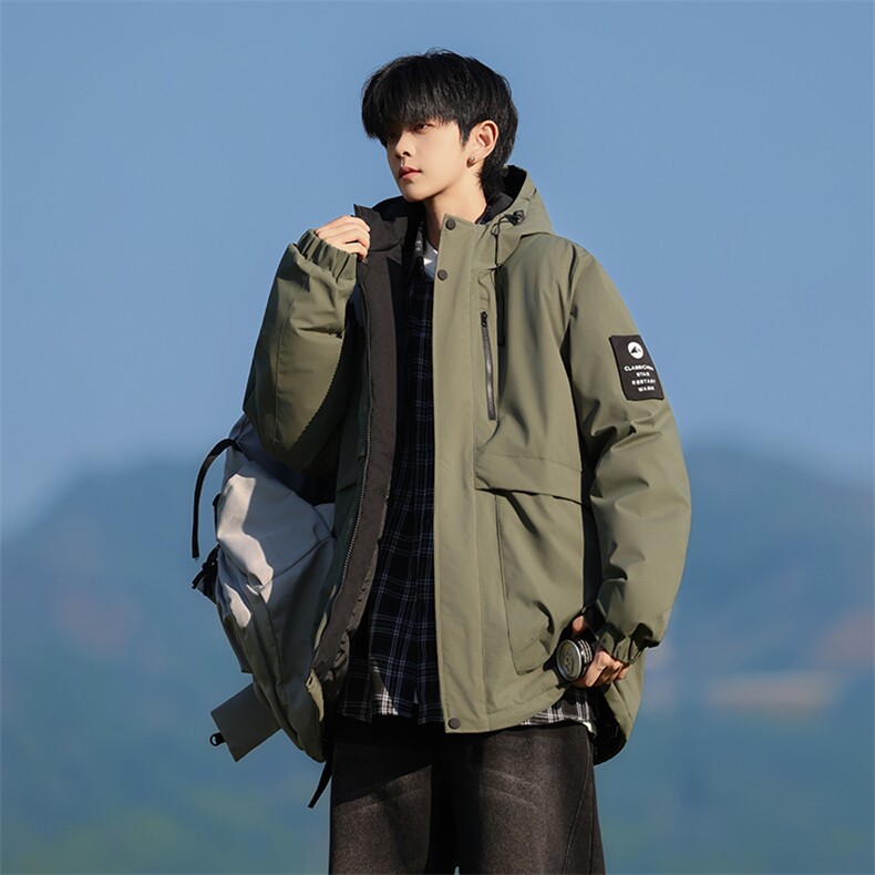 M9566-P85冬季加厚户外冲锋衣连帽棉服石墨烯棉衣,男装夹克,星座109