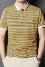 夏季短袖T恤男薄款条纹上衣青年男士休闲时尚百搭棉质体恤衫男装，男装T恤，电商B212（原钱塘6029）