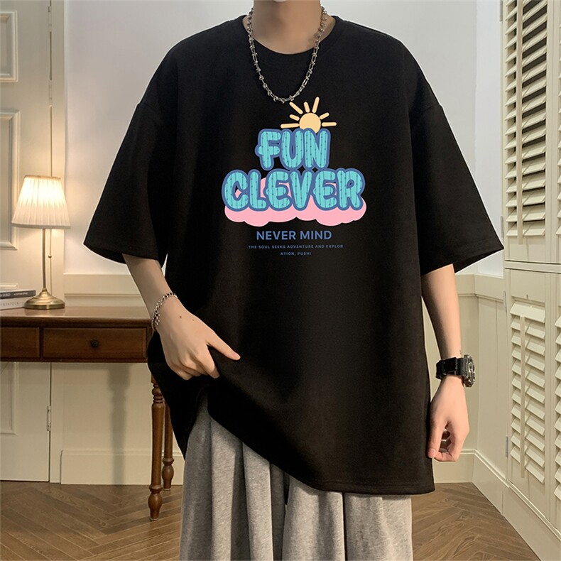 麂皮绒短袖t恤男大码半袖男 酒店风 JD82377-P25图片
