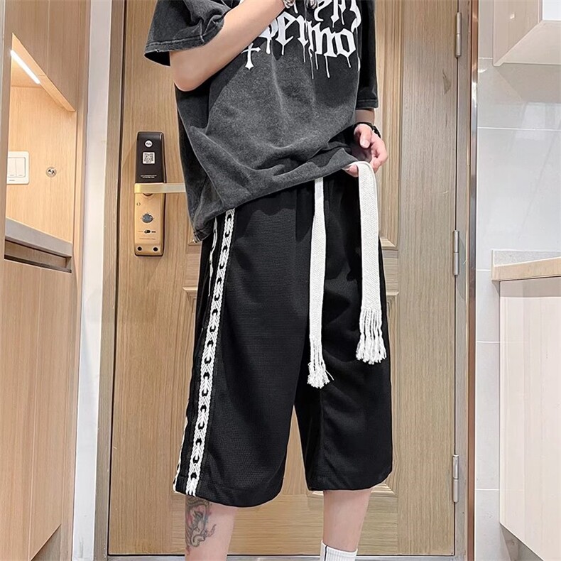 男夏季潮流时尚休闲短裤华夫格WK668P32,男装休闲裤,星座1116-2