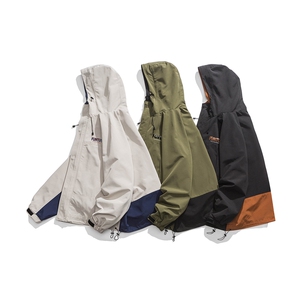 高品质白底 防水冲锋衣立体斜拉夹克外套TPF72特批无差价P75控118图片