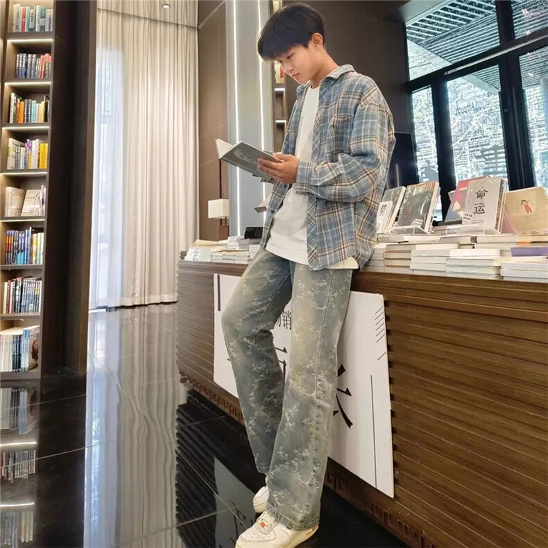 KF-cleanfit微喇裤初秋高个子加长裤子1811B-9059,男装休闲裤,星座1811B