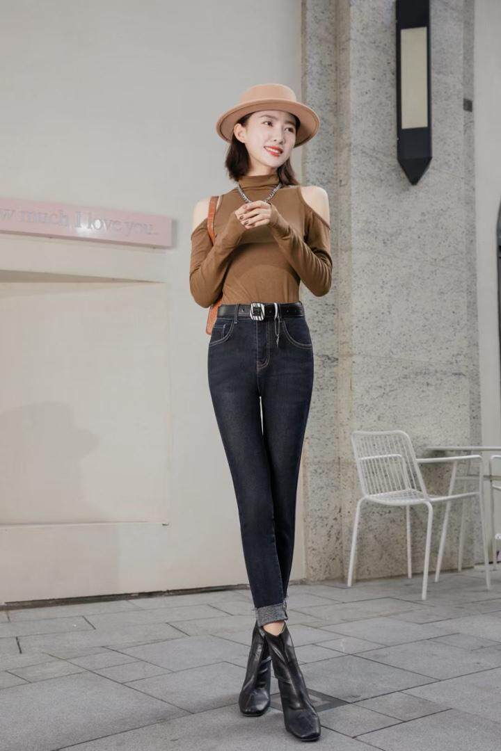 紧身牛仔裤，女装牛仔裤，茂源祥