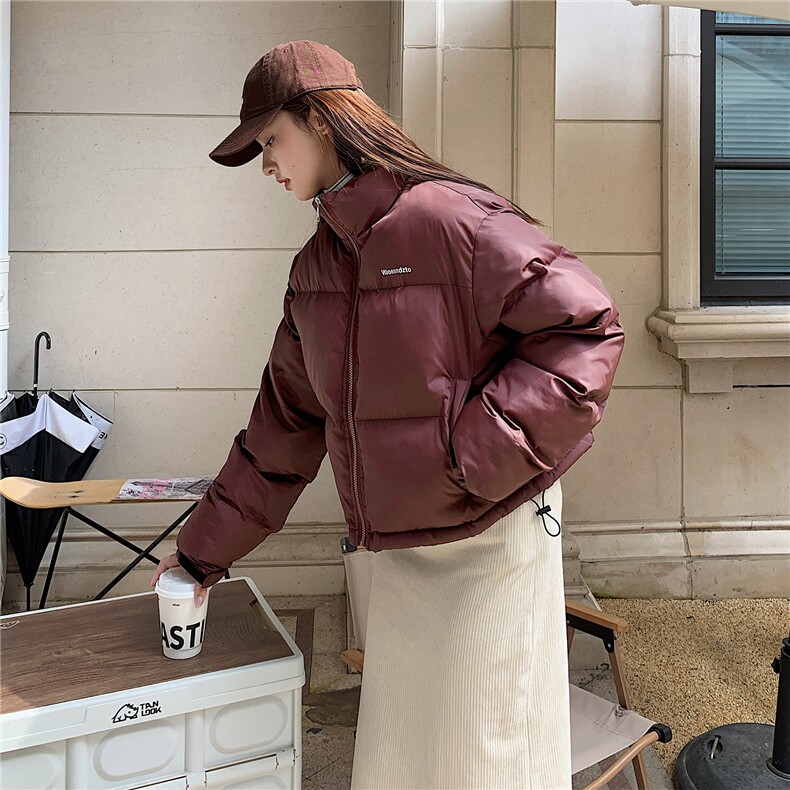 冬装2023中性短款面包服棉衣潮男女情侣装冬季棉服外套S279-P108图片