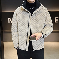 标50绒店主风2025新款男士印花立领羽绒服9819-P215(控券后298)，男装羽绒服，电商B338