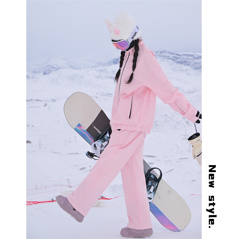 24冬季户外防水单双滑板滑雪服衣裤套装男女保暖外套TZ032-P210,男装休闲套装,电商A001