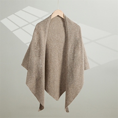 2025年时尚百搭通勤简约休闲三角披肩，披肩，阿娇羊绒