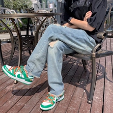 潮流春季牛仔裤男牛仔长裤破洞裤C853P39，男装牛仔裤，星座1116-2