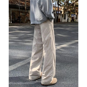 棉裤男女款冬季2026新款保暖宽松阔腿垂坠感青少年休闲长裤子日常图片