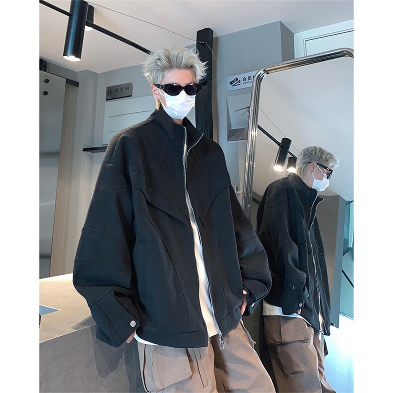 男装短款呢料呢子夹克2025冬季呢子大衣外套XZ514-2-F6-P128,男装夹克,星座514-2(原B239)