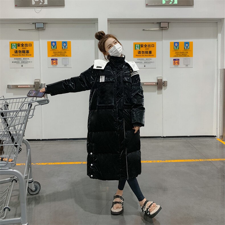 新款好数据流PU亮色仿皮25年新款90白鸭绒羽绒服182-8330P345K468，女装羽绒服，浙宝182A