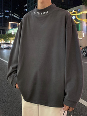 D003P35半高领德绒针织衫男秋冬季新款打底内搭毛衣美式潮牌加厚，男装针织衫/毛衣，星座304A-1