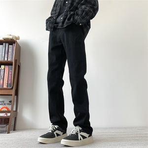 抖音现货 纯黑色弹力显高牛仔裤 310A-2 BK301 P50 控78图片