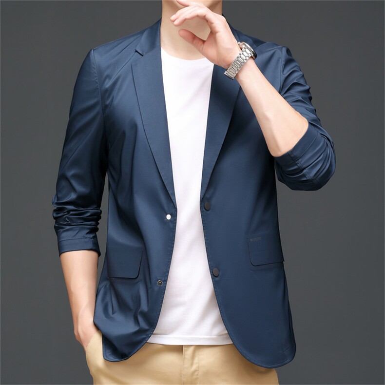 ZL52016男式2023年春季薄款西装男西服外套修身商务休闲男P190,男装西服,电商B360