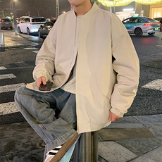 港风弯刀棉衣男7803棒球领二开加厚棉袄DSA157B-M8868-特P75，男装棉衣，电商A157B