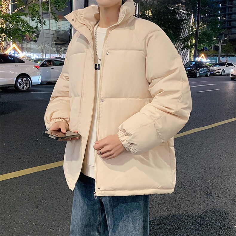 冬季立领加厚纯色棉衣男青年男士棉服潮棉袄情侣A266-MF365-P70,男装棉衣,电商A266