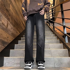 新款牛仔裤男秋冬美式潮流时尚裤子N7025-P45，男装牛仔裤，星座1109-3
