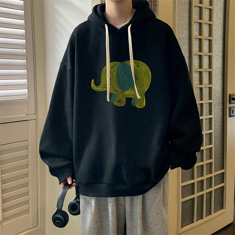 连帽卫衣男大码胖子帽衫大号运动服WY2441-P35,男装卫衣,电商A040