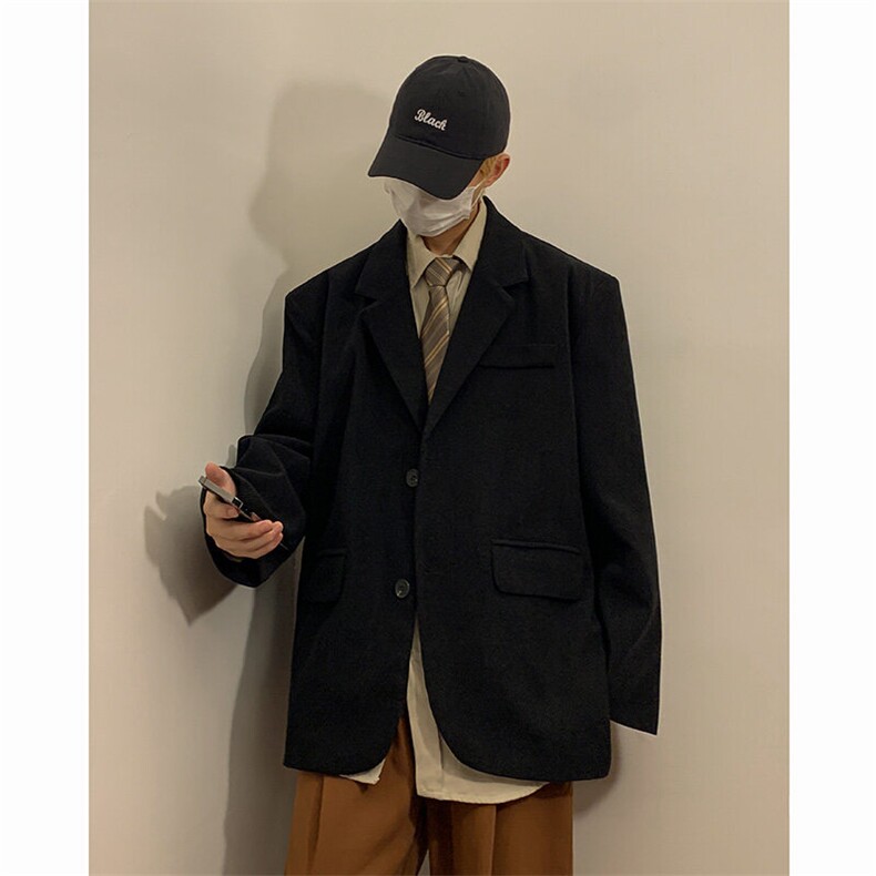 WT902-P85控108【春款现货】高品质抖音印花灯芯绒西装外套4,男装西服套装,电商D232