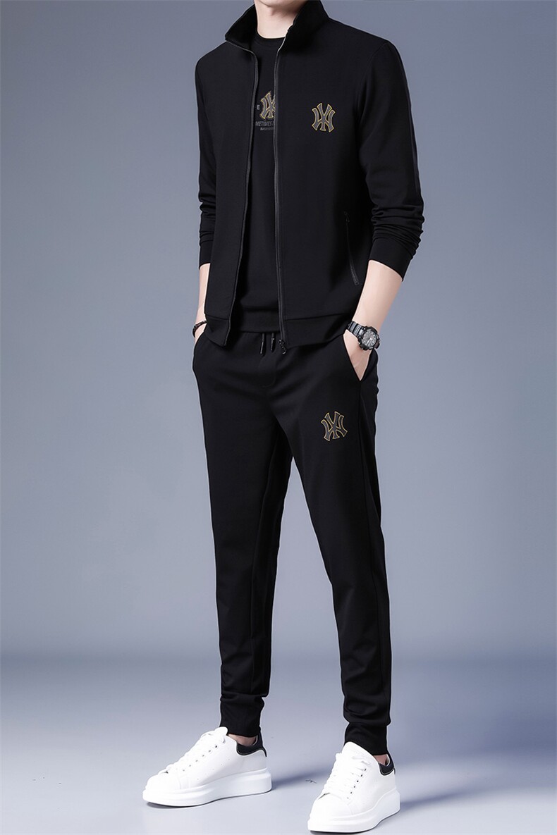 SA8293-3钱塘2020-2中青年男士百搭帅气潮流简约卫衣套装P240,男装休闲套装,钱塘207-2