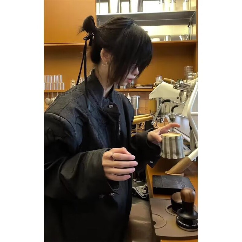 荆棘夹克外套立领机车皮衣棒球服JK961特P80,男装夹克,星座908-1