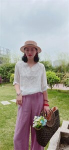 纯苎连衣裙小衫裤子裙子衬衣
时尚风
风淑女风休闲风图片