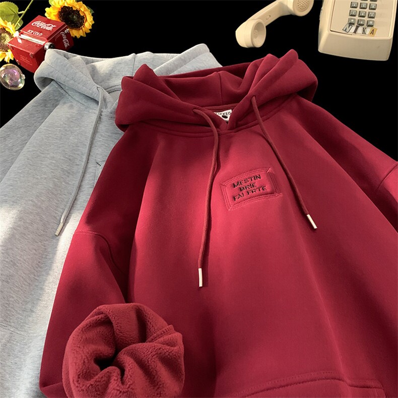 高品质砂洗钢印重磅连帽卫衣-B386-DB69特p50-控88，男装卫衣，电商B386